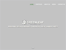 Tablet Screenshot of greenleaf-svs.com